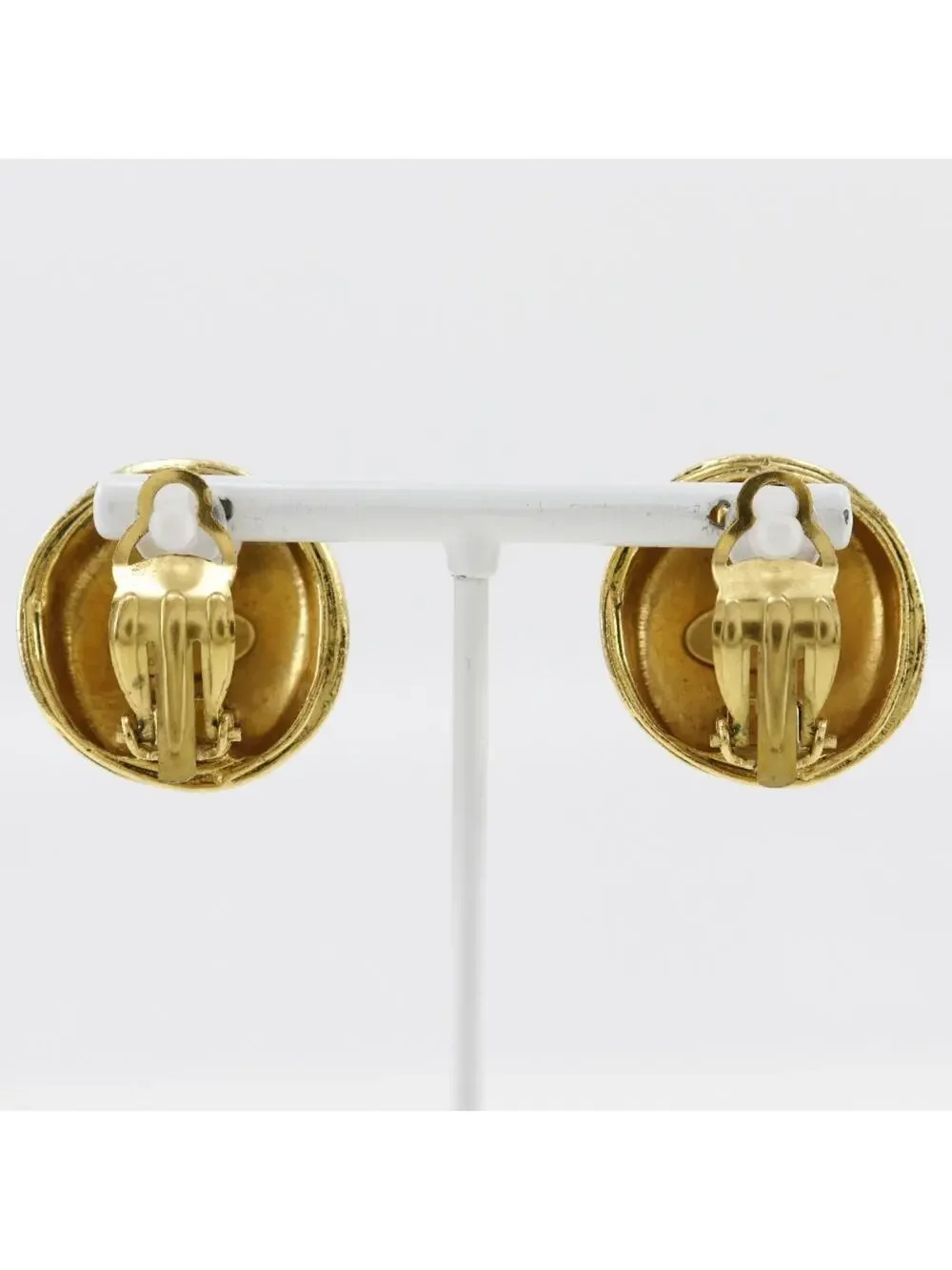 Chanel Cc Logo Clip-On Earrings Metal #228792C91B